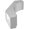 Ekena Millwork 6-in. W x 18-in. D x 30-in. H Legacy Architectural Grade PVC Knee Brace BRCP06X18X30LEC - alternate 6